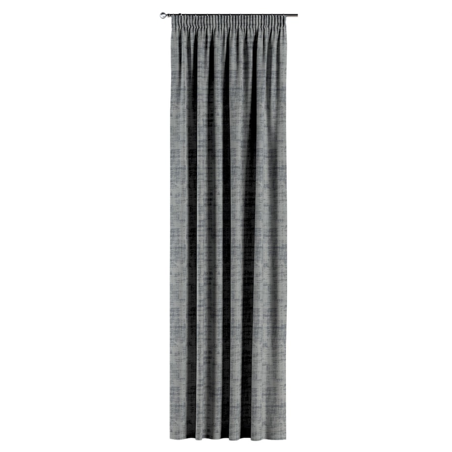 Zasłona na taśmie marszczącej 1 szt. 130x245 szary beton