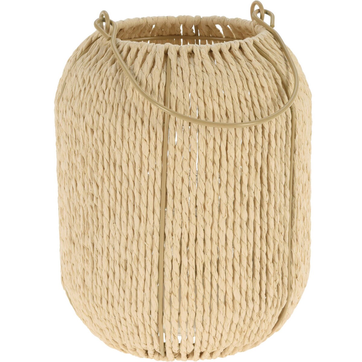 Latarnia pleciona z uchwytem, 22 cm