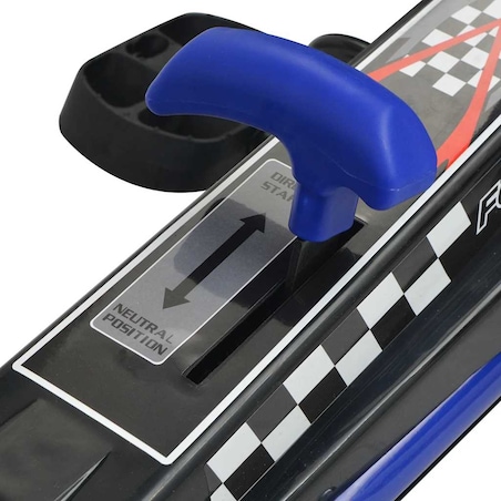 vidaXL Gokart dla dzieci, z regulacją siedziska, niebieski