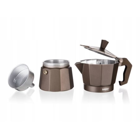 KAWIARKA ZAPARZACZ MOCNEJ KAWY 6 filiżanek BRĄZOWY NA PREZENT espresso