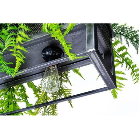 Wisząca lampa Semira OSW001005 kwietnik na łańcuchach srebrna