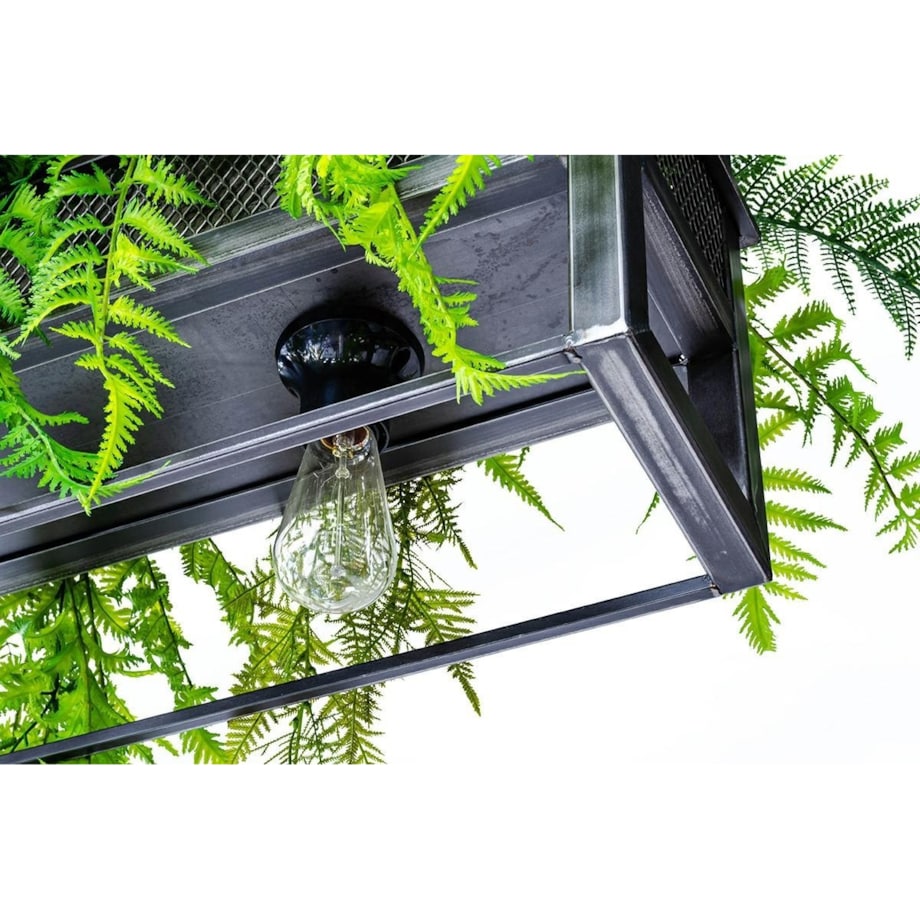 Wisząca lampa Semira OSW001005 kwietnik na łańcuchach srebrna