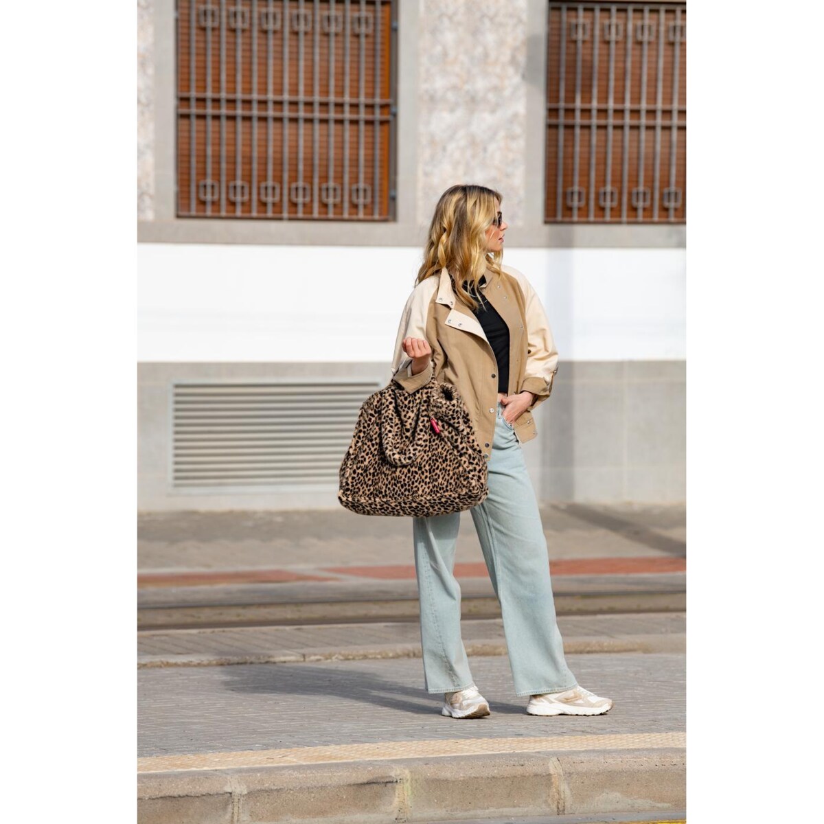 Torba SOFTSHOPPER, leo fake fur