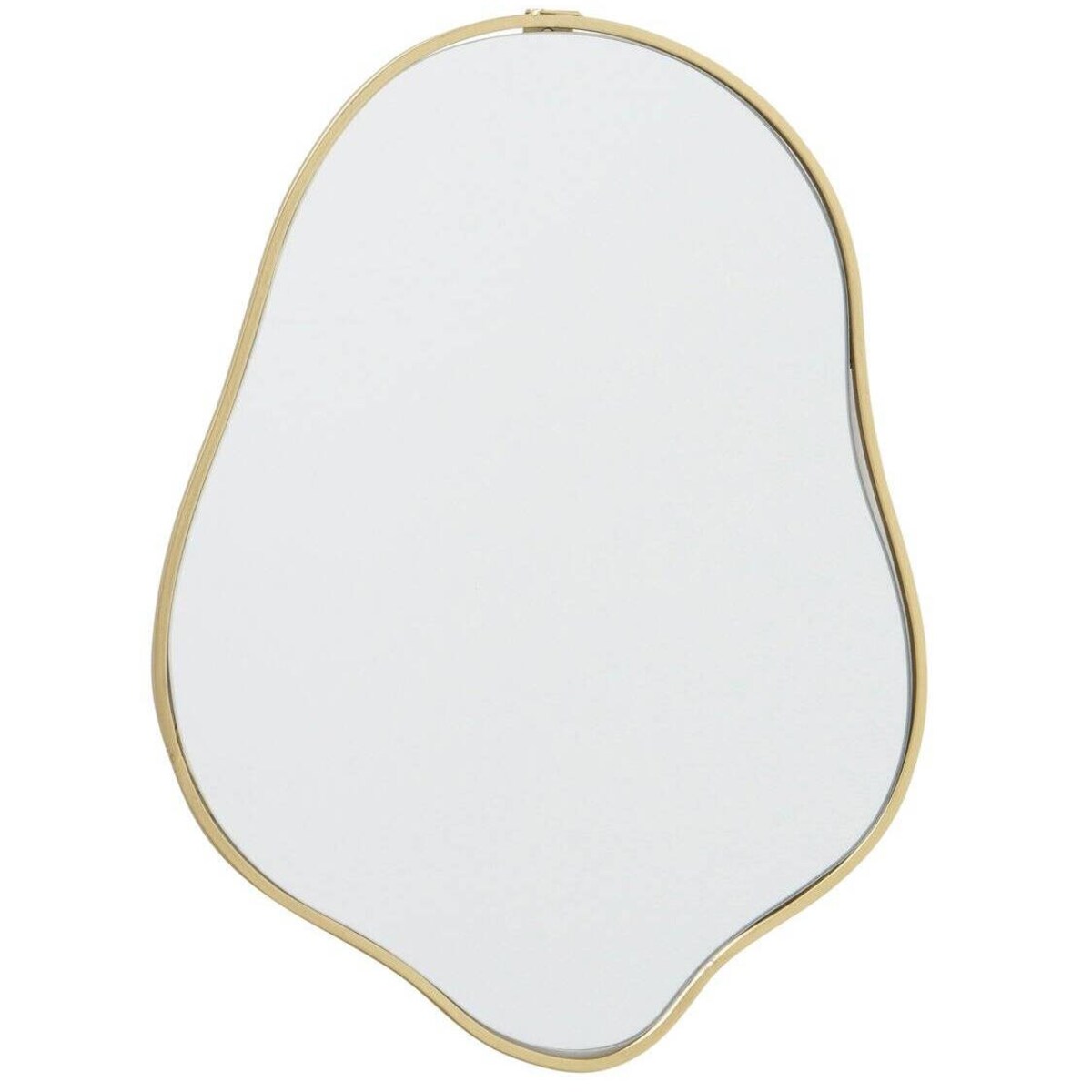 Lustro w złotej ramie CATTLEYA, nieregularny kształ, 32 x 25 cm