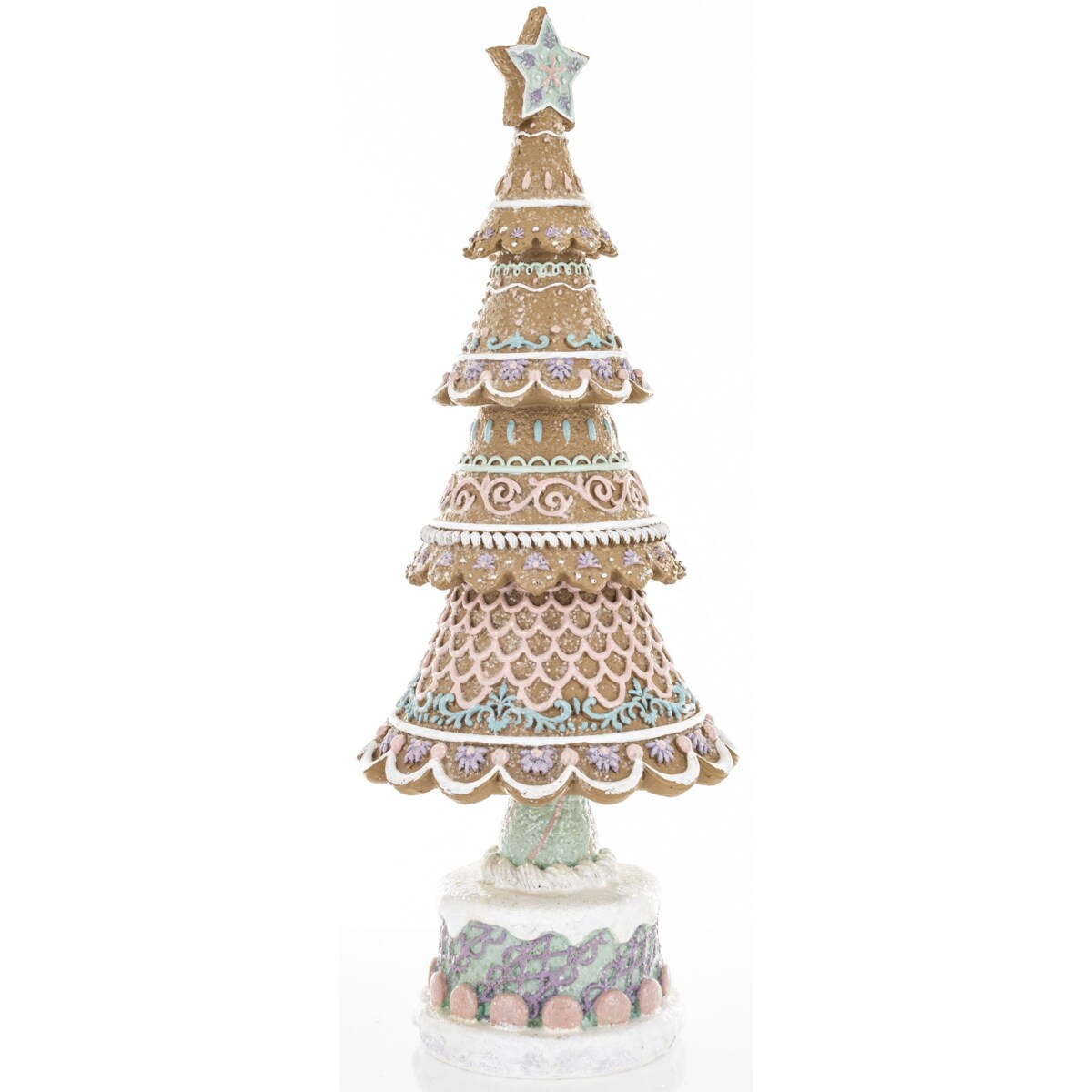 Dekoracja - choinka z ciasteczkami 31x9,5x9,5 cm DONATS