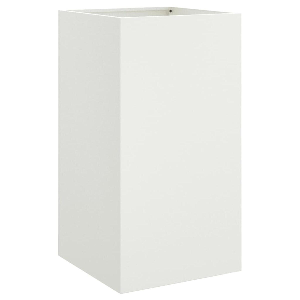 vidaXL Donica, biała, 42x38x75 cm, stal