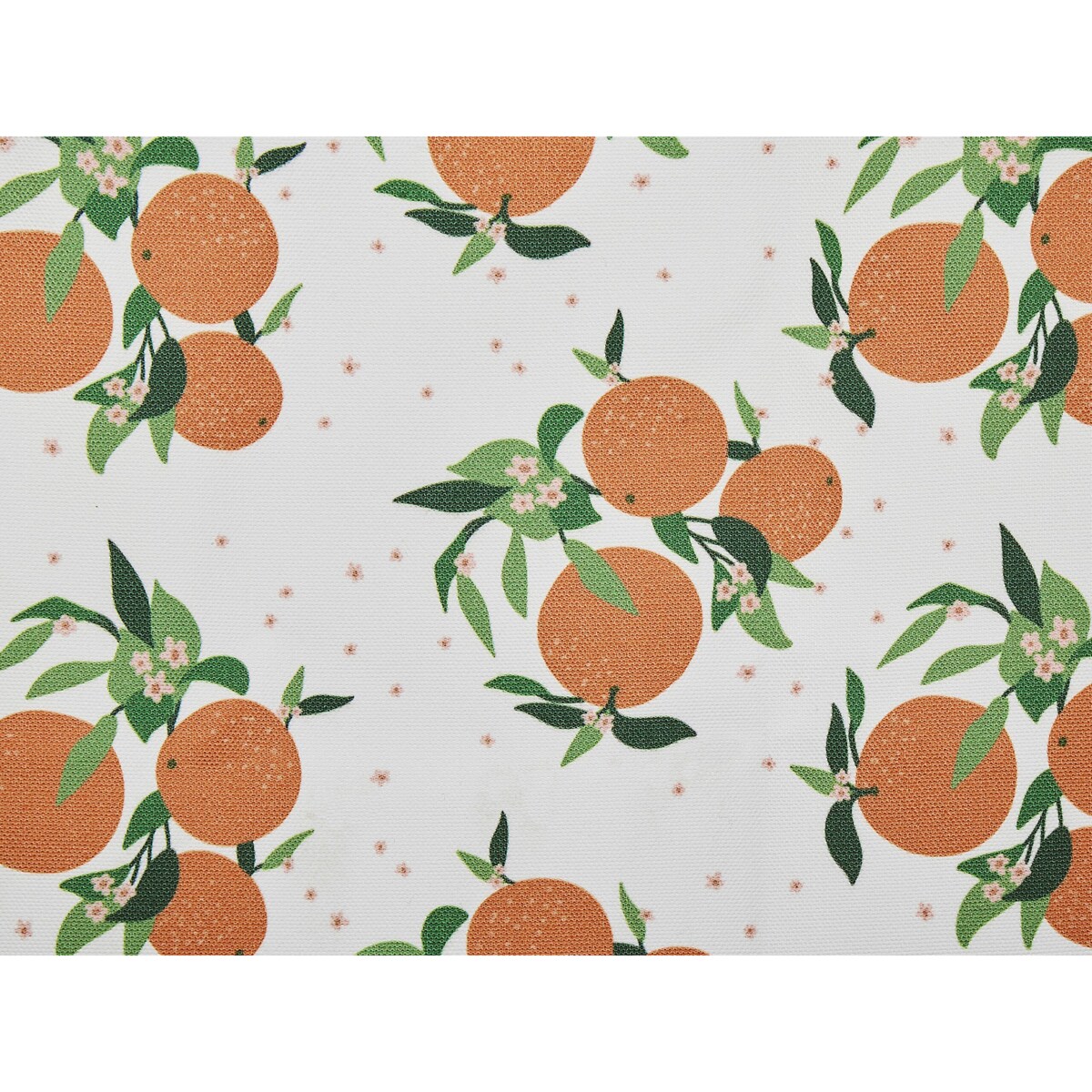 Zestaw 2 tkanin leżakowych wzór w pomarańcze ANZIO / AVELLINO