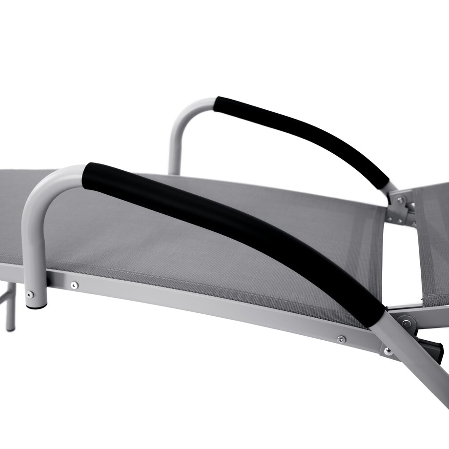 Leżanka aluminiowa SKŁADANA ogrodowa regulowana