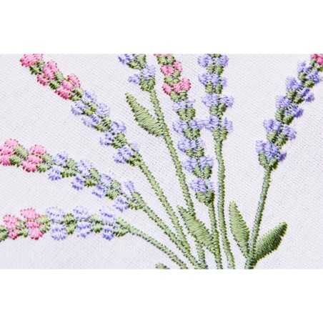 Konsimo LAVANDI Podkładka plamoodporna, biały/zielony/czerwony/fioletowy