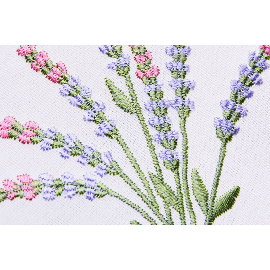 Konsimo LAVANDI Podkładka plamoodporna, biały/zielony/czerwony/fioletowy