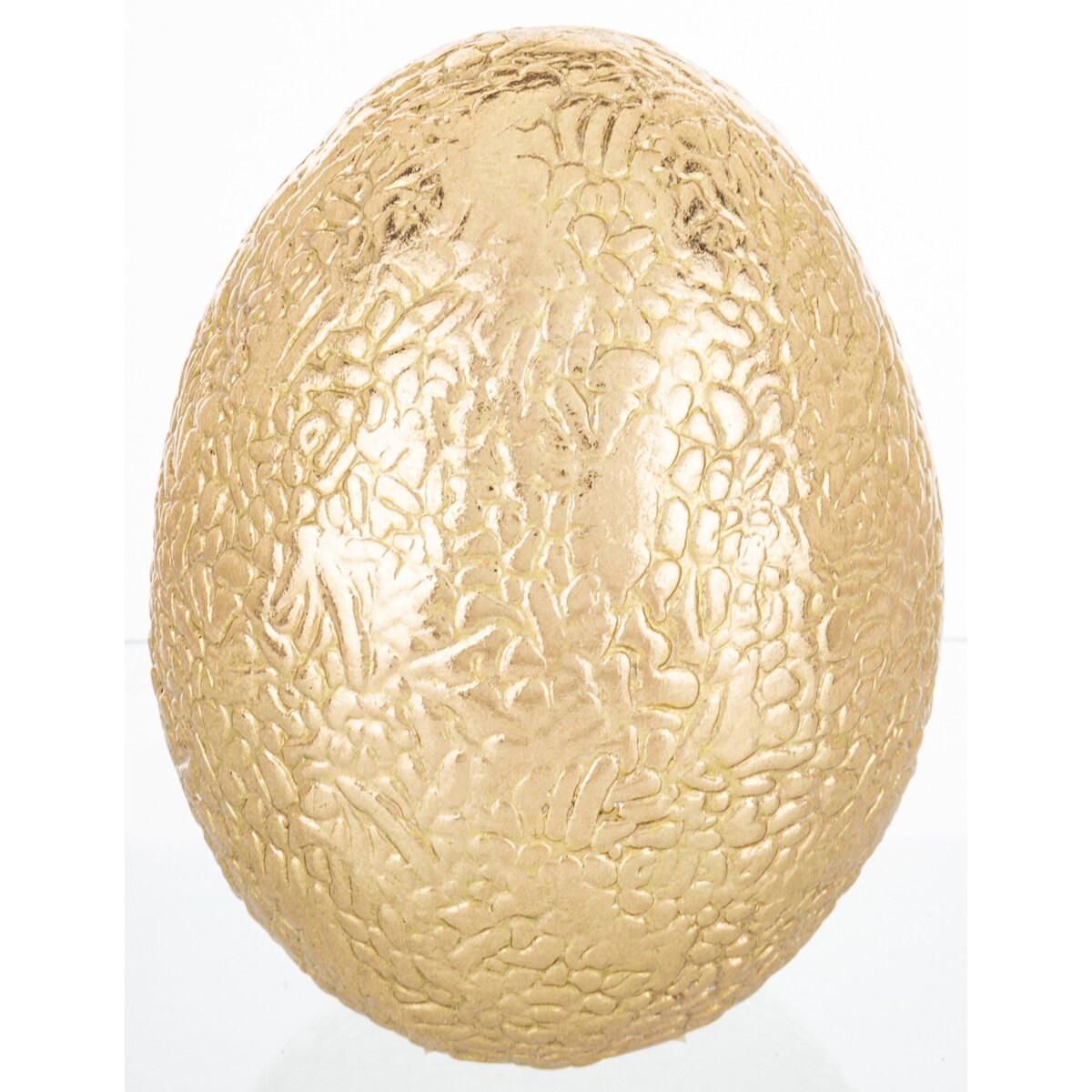 Dekoracja - złote jajko 13x9,5x9,5 cm SONA-3