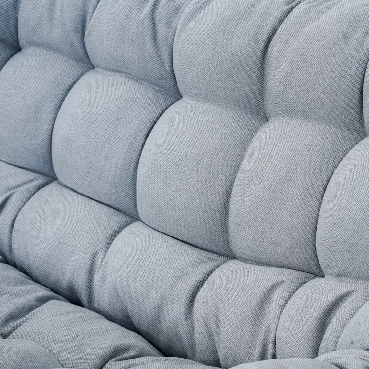 Fotel bujany ogrodowy Nube szary dwuosobowy