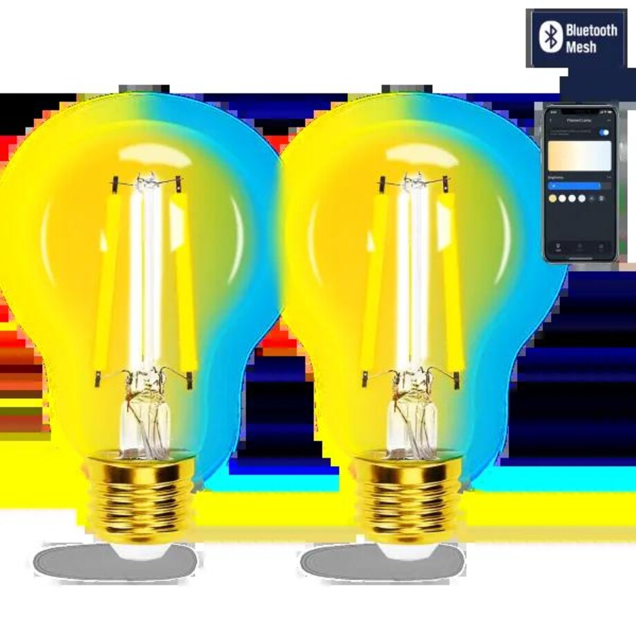 inteligentna żarówka bluetooth mesh a60 6w cct 2 szt. ,z pilotem