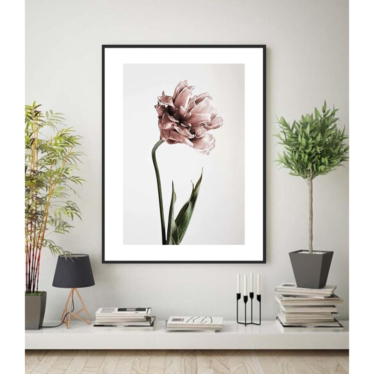 Poster Story, Plakat, Obraz - Różowy Tulipan, wymiary 70 x 100 cm