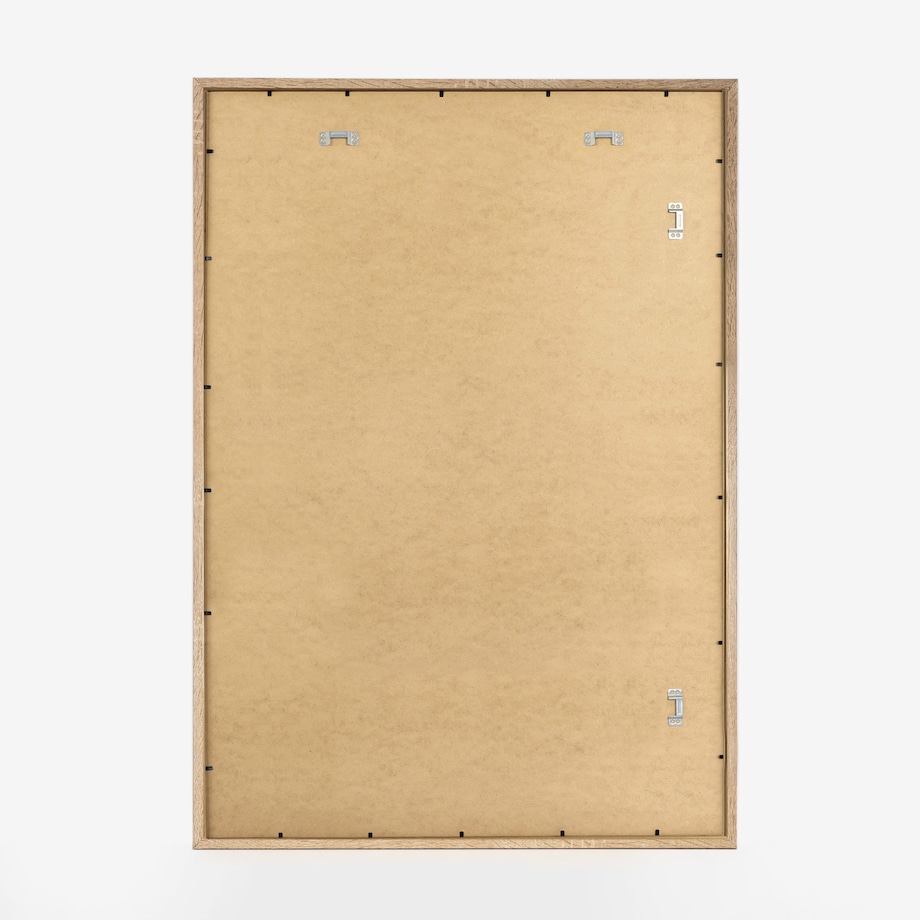 Ramka na zdjęcia z passe partout ramka 70x100 cm z okienkiem passe partout na zdjęcie 60x80 cm kolor dębowy FRAMAI