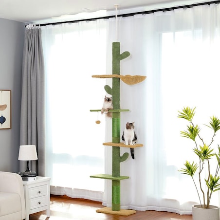 DRAPAK DLA KOTÓW SUFITOWY KAKTUS P70375