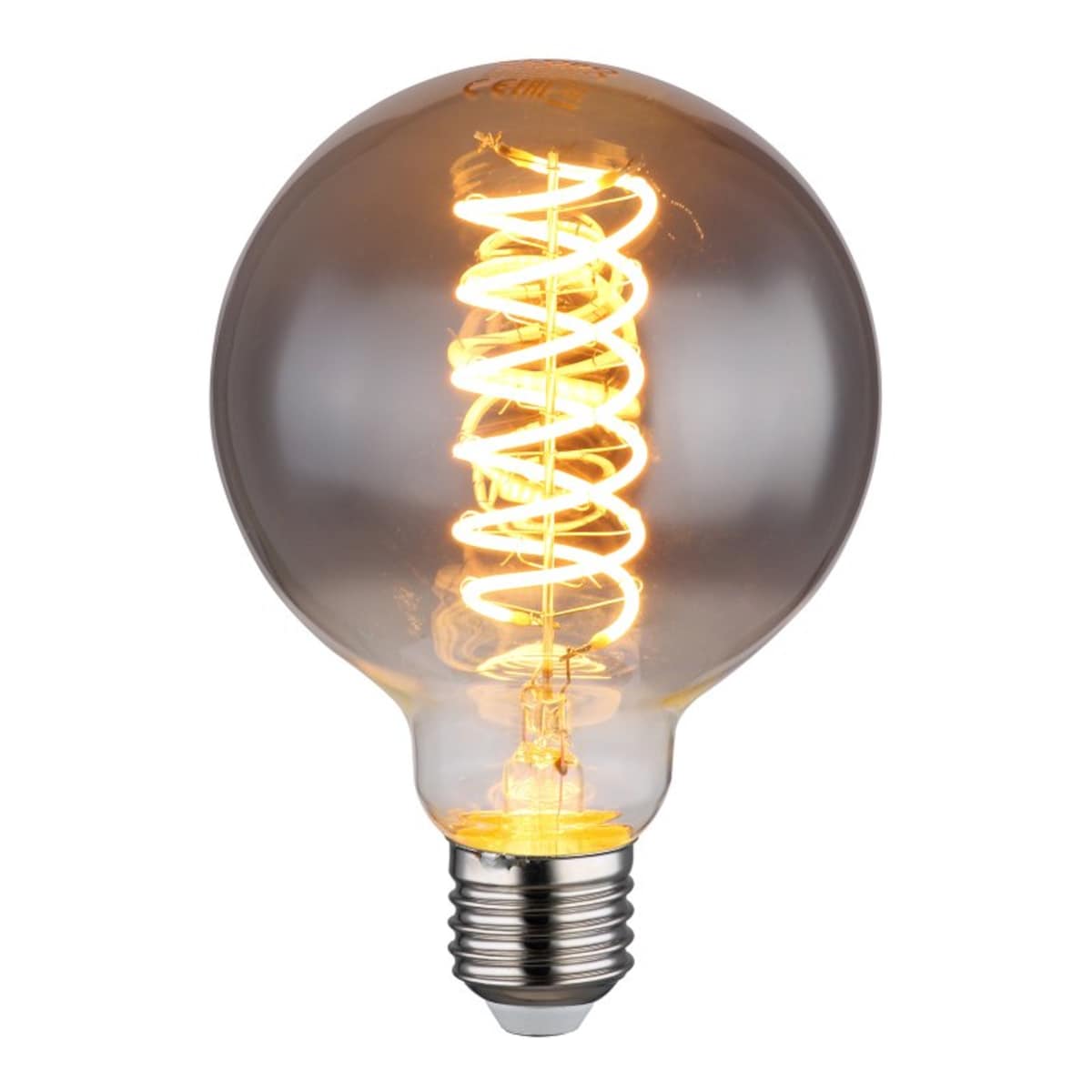 Żarówka LED E27 8,5W ściemnialna Globo DUBAN 11406FS 2000K ciepła barwa, przydymione szkło 280 lm