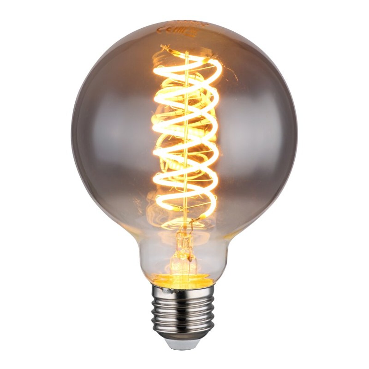 Żarówka LED E27 8,5W ściemnialna Globo DUBAN 11406FS 2000K ciepła barwa, przydymione szkło 280 lm