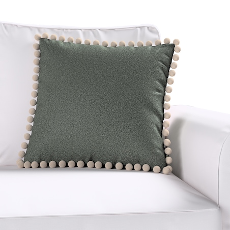 Poszewka Wera na poduszkę 45x45 ciemno szara bukla