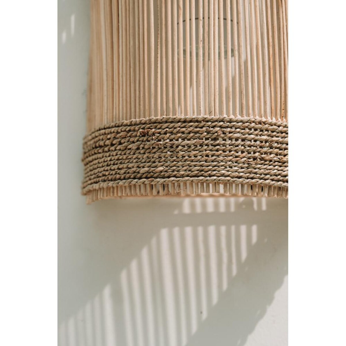 Lampa ścienna Jalal – Naturalna – M