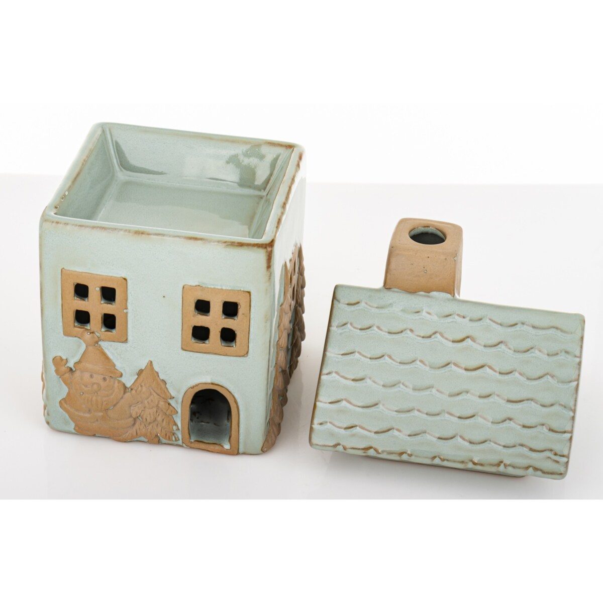 Domek ceramiczny 18x11x10,5 cm HANCER-3 z otwieranym dachem