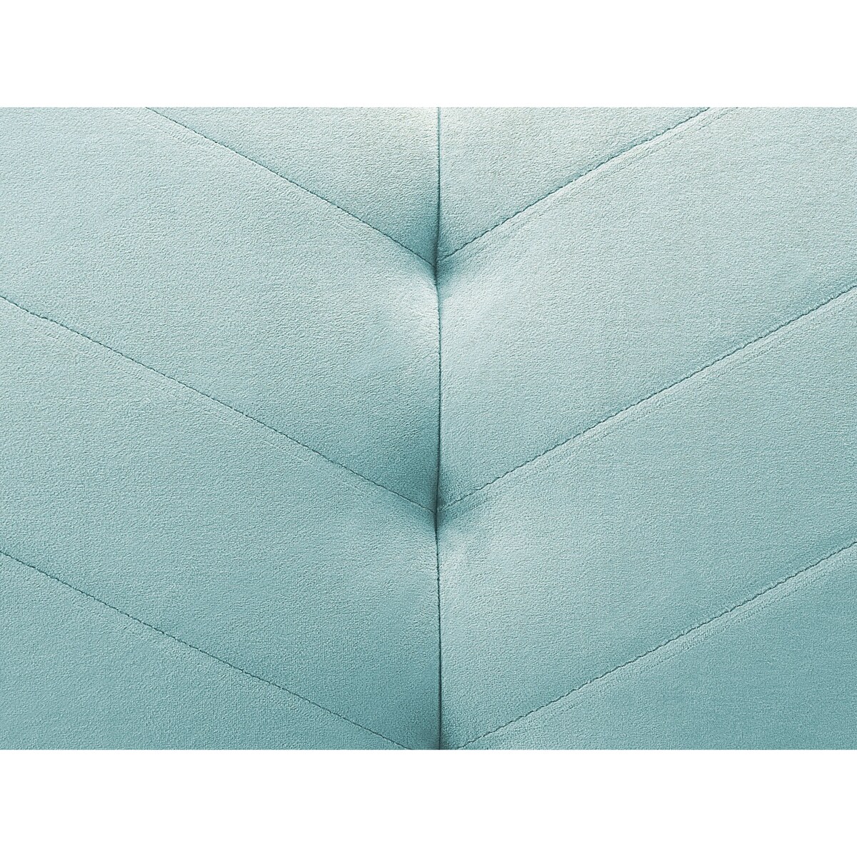 Sofa rozkładana welurowa jasnoniebieska SENJA