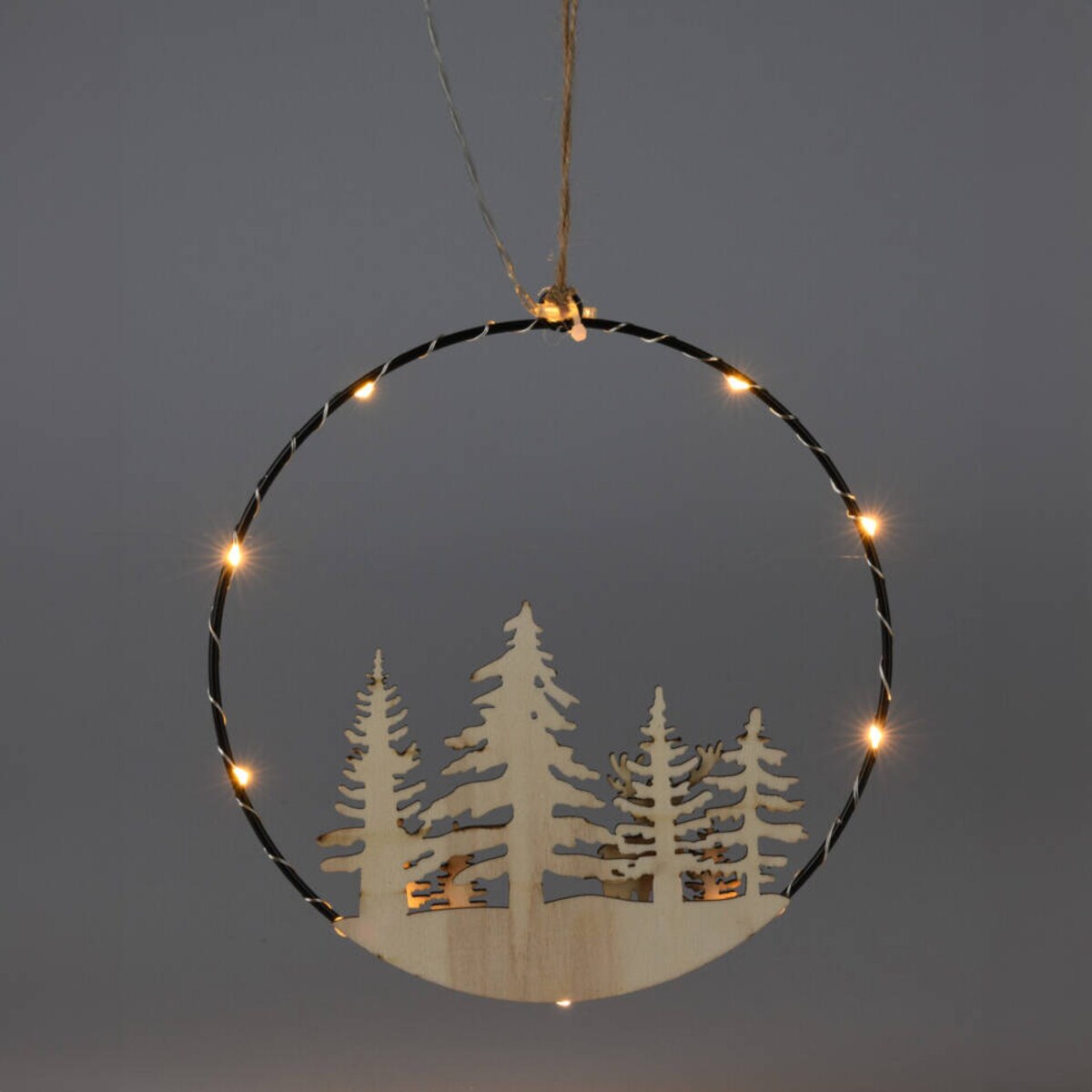 Dekoracja świąteczna z LED do zawieszenia, Ø 20 cm