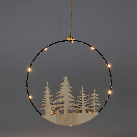 Dekoracja świąteczna z LED do zawieszenia, Ø 20 cm