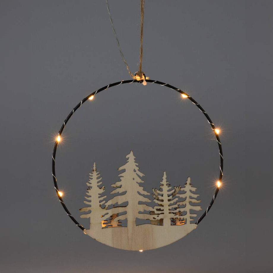 Dekoracja świąteczna z LED do zawieszenia, Ø 20 cm