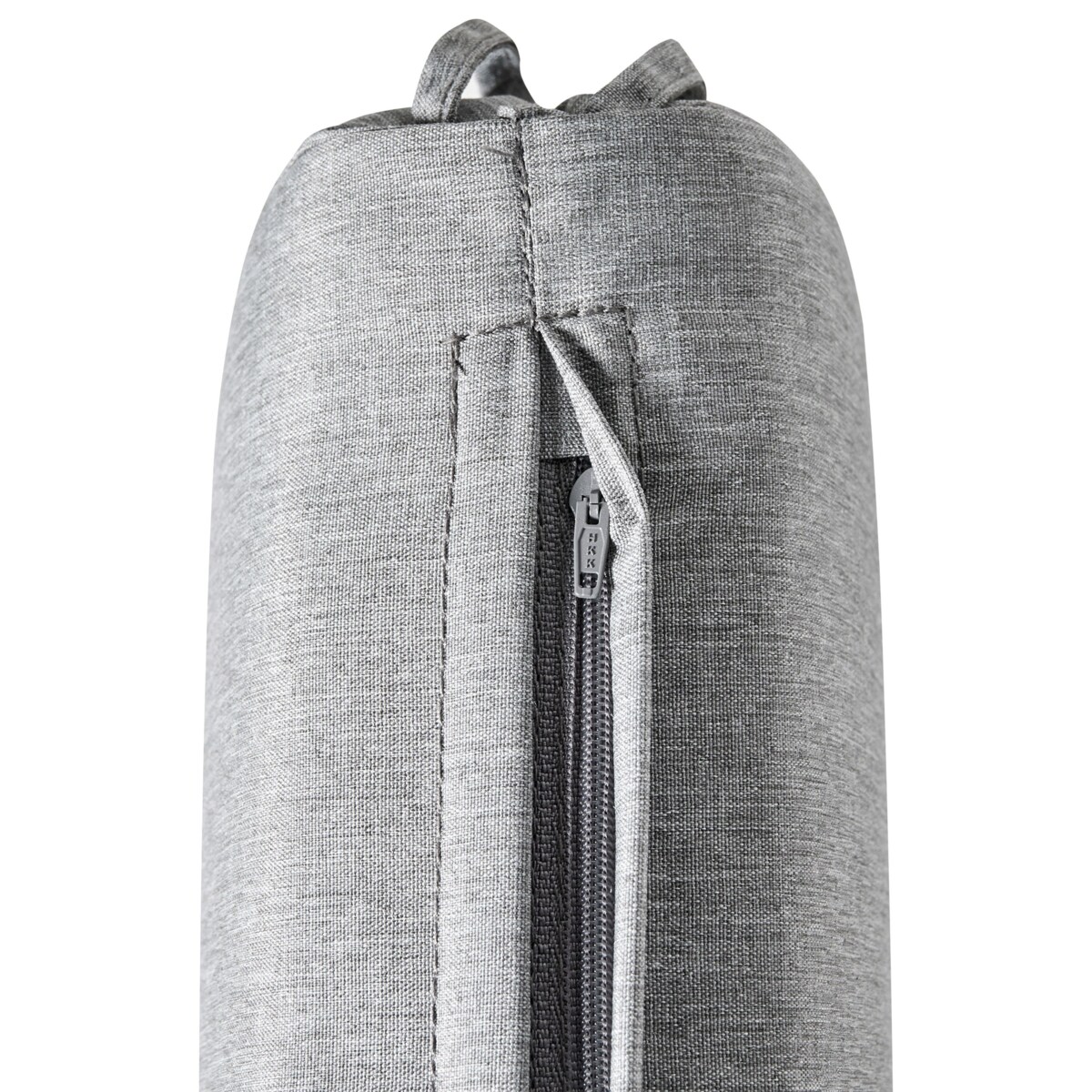 Zestaw 2 krzeseł ogrodowych z poduszkami JAVA PREMIUM Drewno akacjowe Szary