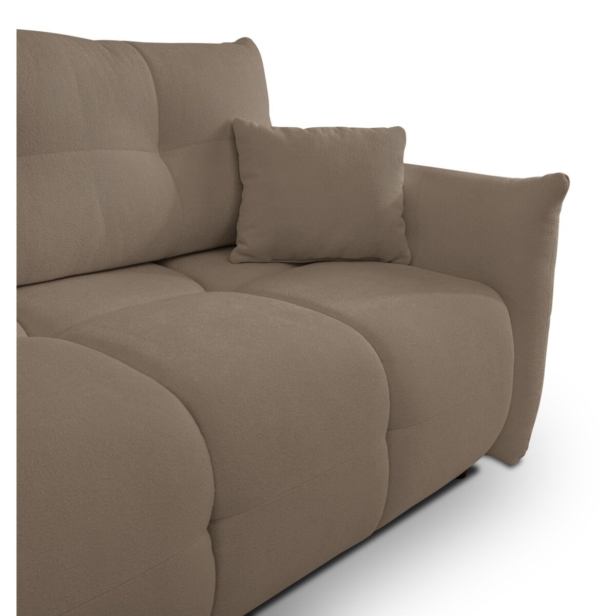 Narożnik z funkcją spania do salonu BOSE, lewostronny, caffe latte