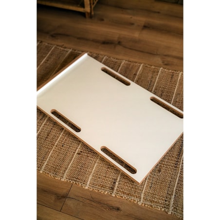 Bujak Montessori DREWNIANY + Zjeżdżalnia + Ścianka + Poduszka welurowa CE