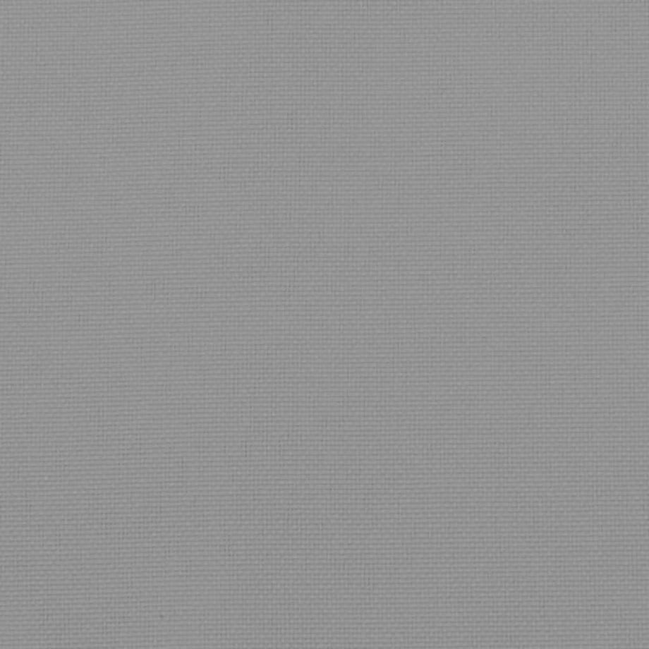 vidaXL Poduszka na ławkę ogrodową, szara, 100x(50+50)x7 cm