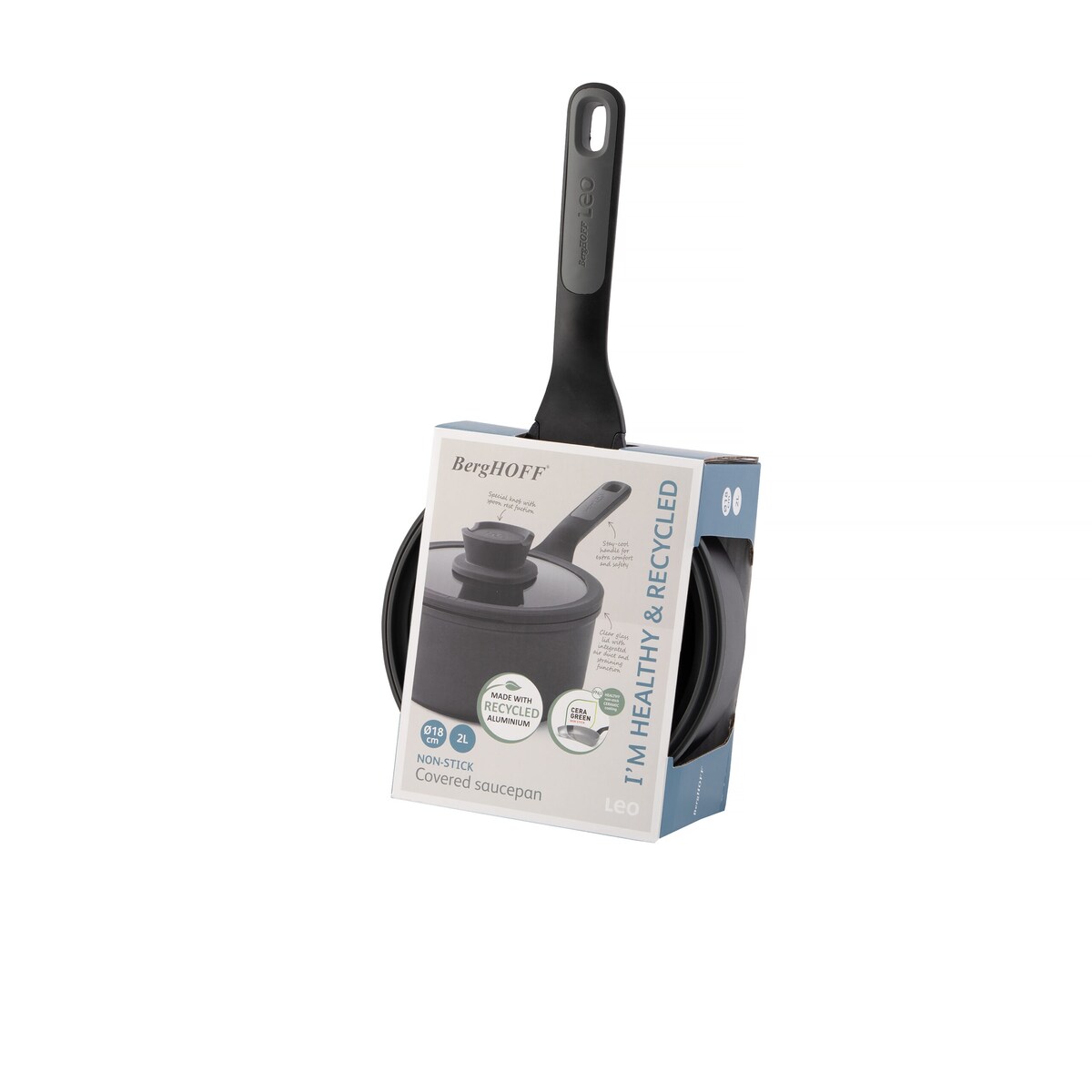 Rondel z pokrywą 18 cm Stone+, 2 L BergHOFF