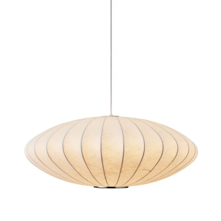 Lampa wisząca SILK FLAT biała 60 cm