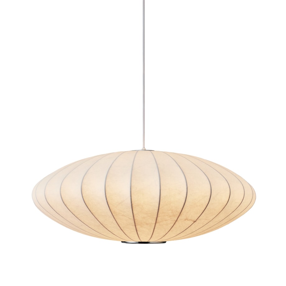 Lampa wisząca SILK FLAT biała 60 cm