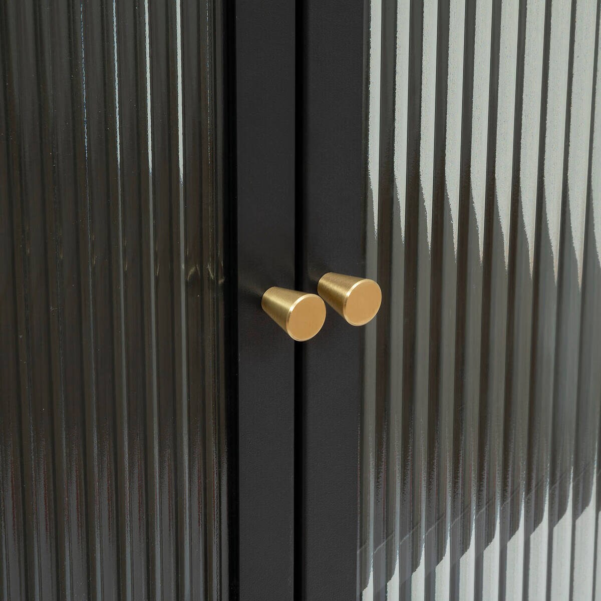 Witryna szklana do salonu ALDIR, 70 x 35 x 150 cm