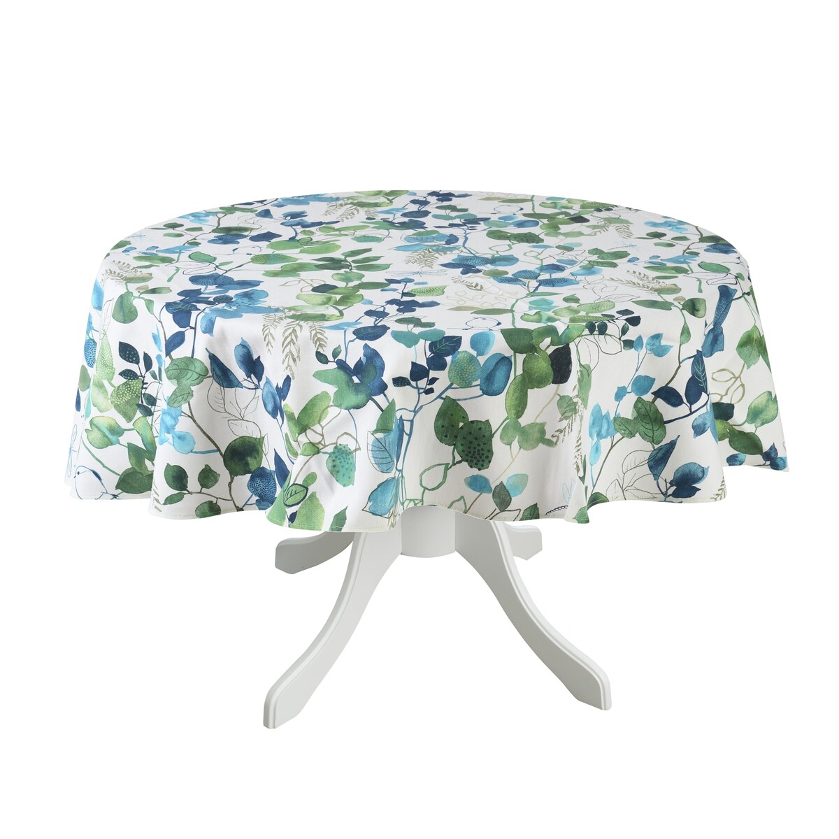 Obrus Blue Sparrow okrągły - Średnica ok. ⌀ 140 cm