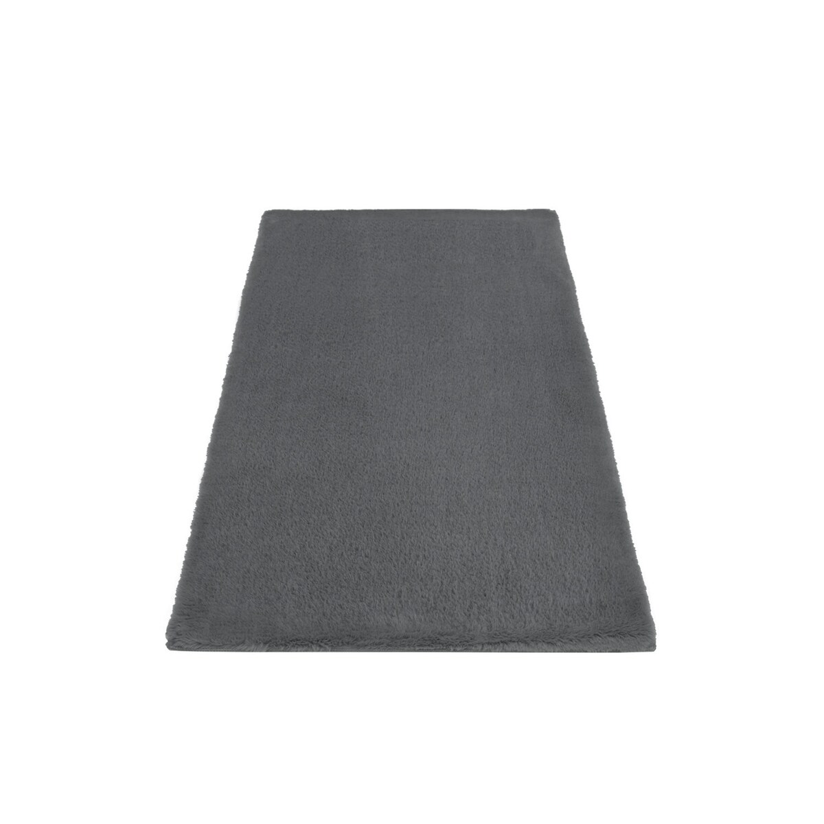 Dywanik łazienkowy Rabbit Ciemnoszary Futro Królika Topila Maty antypoślizgowy 40x60