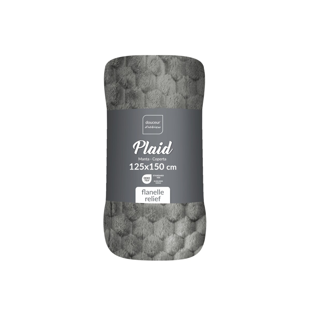 Narzuta flanelowa 125 x 150 cm FROSTY