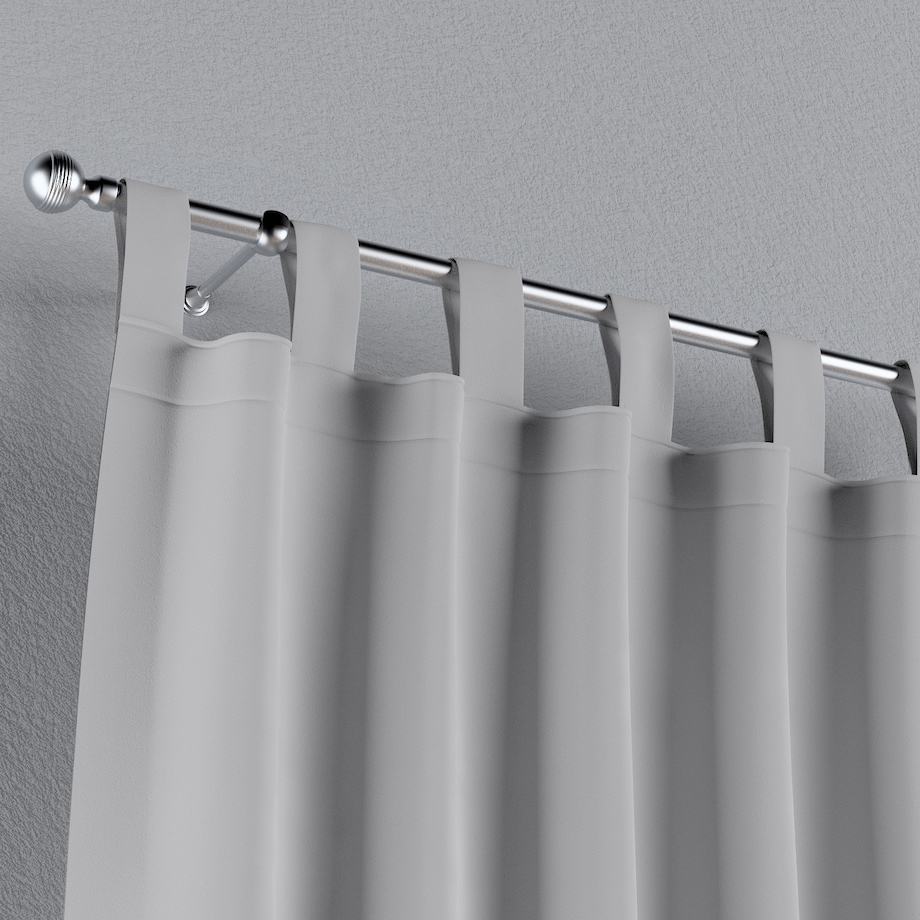 Zasłona na szelkach 1 szt. 130x245 srebrny
