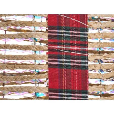 Zestaw 3 dekoracji świątecznych LED VEJLEN Prezenty świąteczne 20/25/30 cm Beżowy