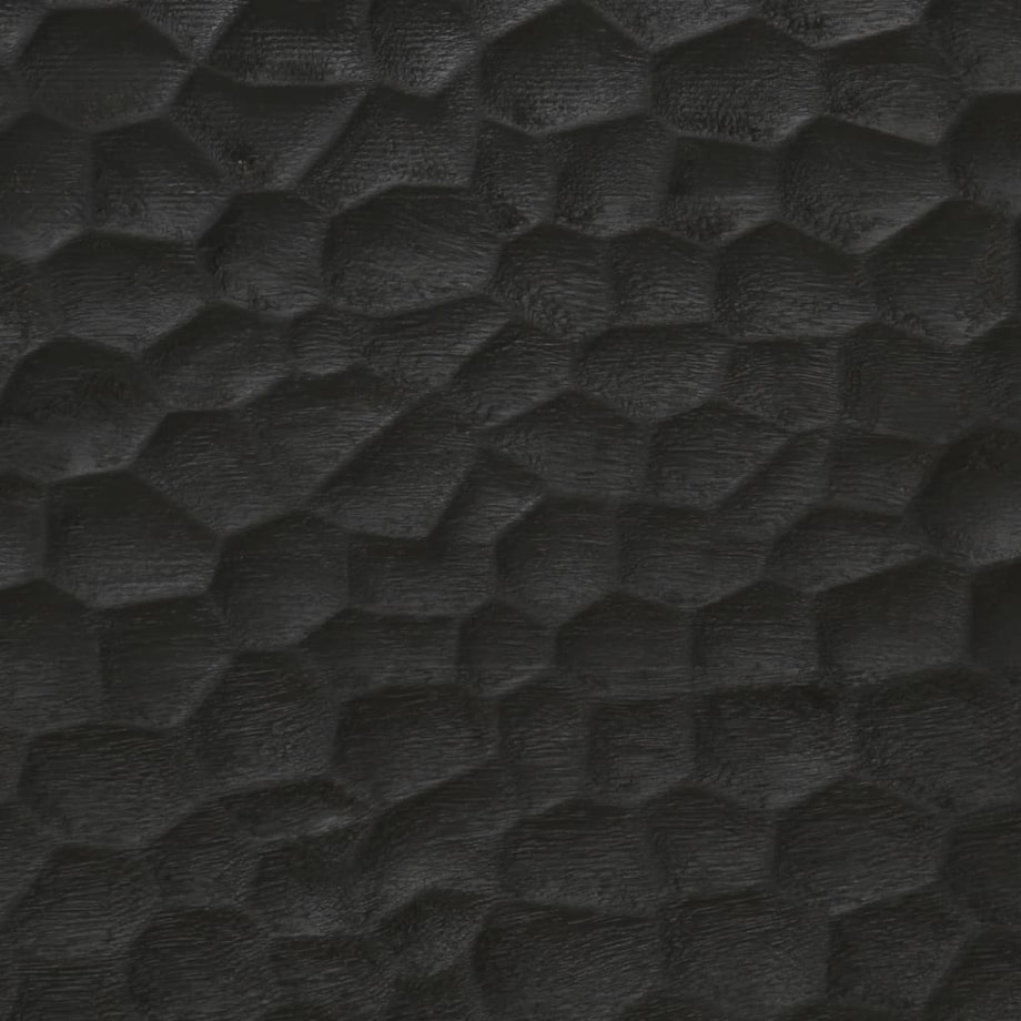 vidaXL Stolik kawowy, czarny, 80x50x40 cm, lite drewno mango