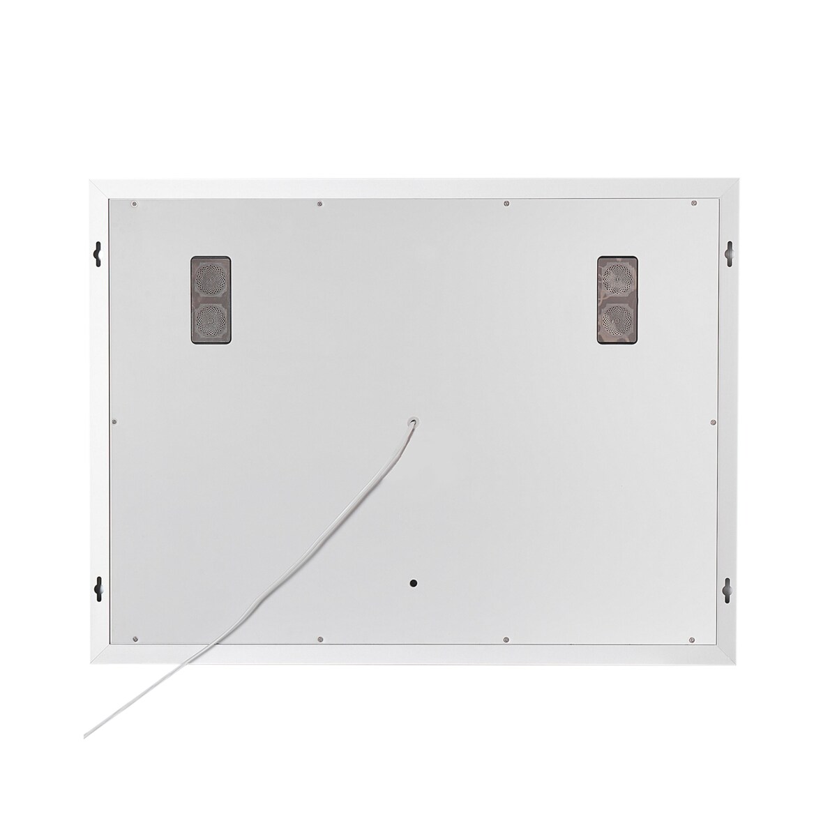 Lustro ścienne LED z głośnikiem Bluetooth 60 x 80 cm srebrne THAIX