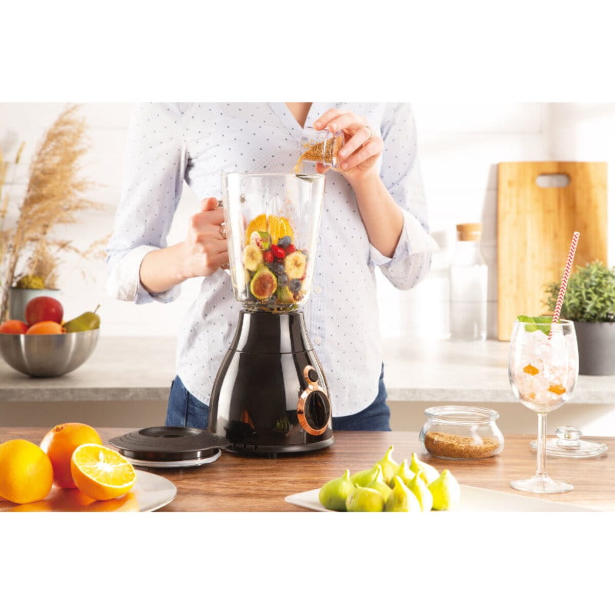 Blender kielichowy Berlinger Haus Black Rose BH-9025