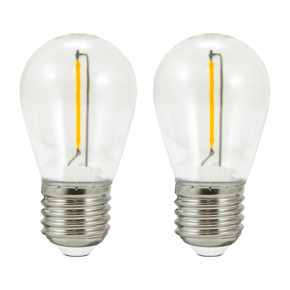 Zestaw 2 żarówek filament do girlandy Party LED 0,5W 2200K ciepła, POLUX