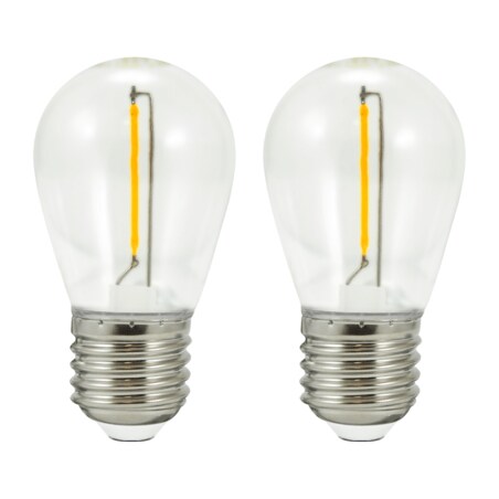 Zestaw 2 żarówek filament do girlandy Party LED 0,5W 2200K ciepła, POLUX