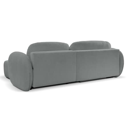 Nowoczesny narożnik rozkładany OLIVIO prawy - ciemnoszary