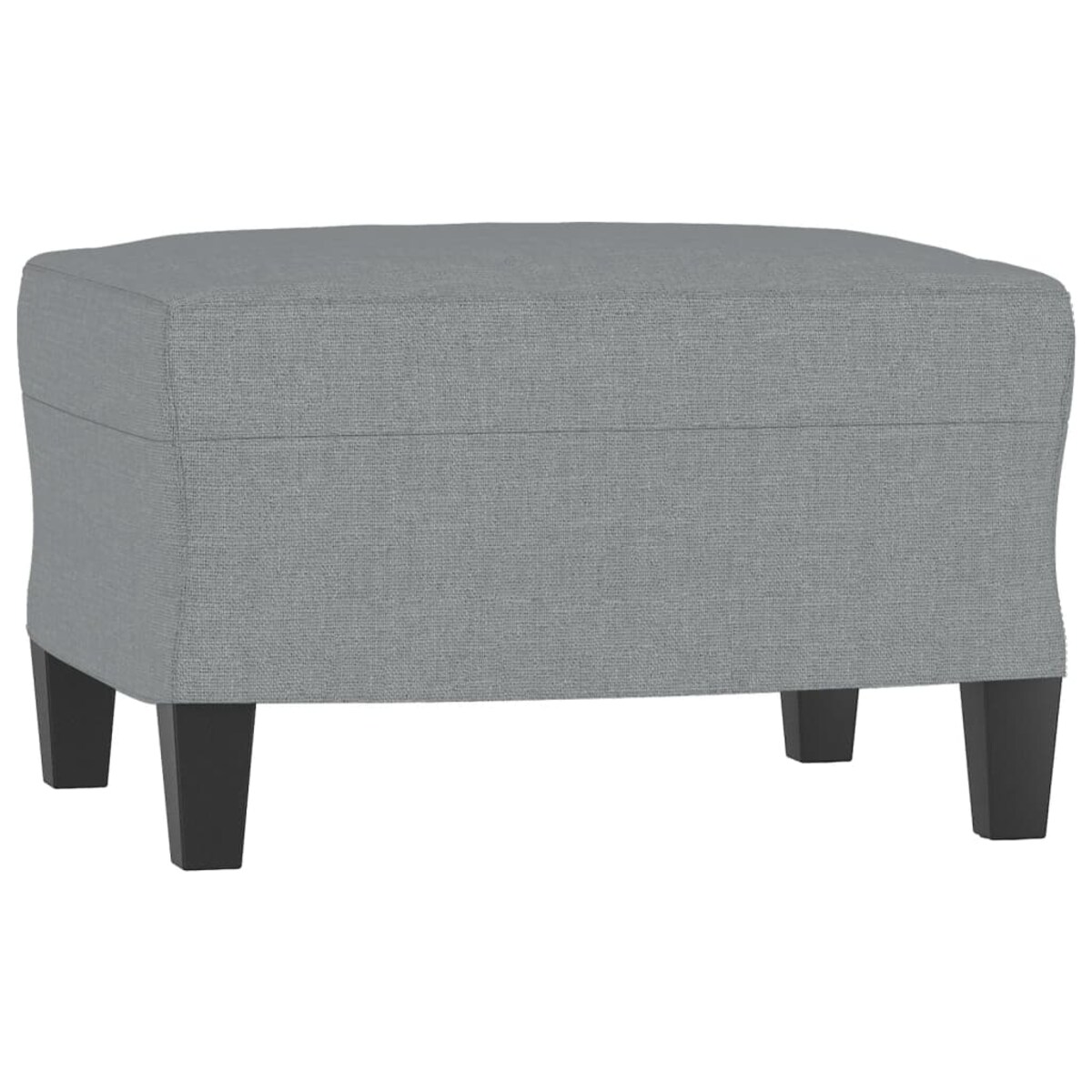 vidaXL 3-osobowa sofa z podnóżkiem, jasnoszara, 180 cm, tkaniną