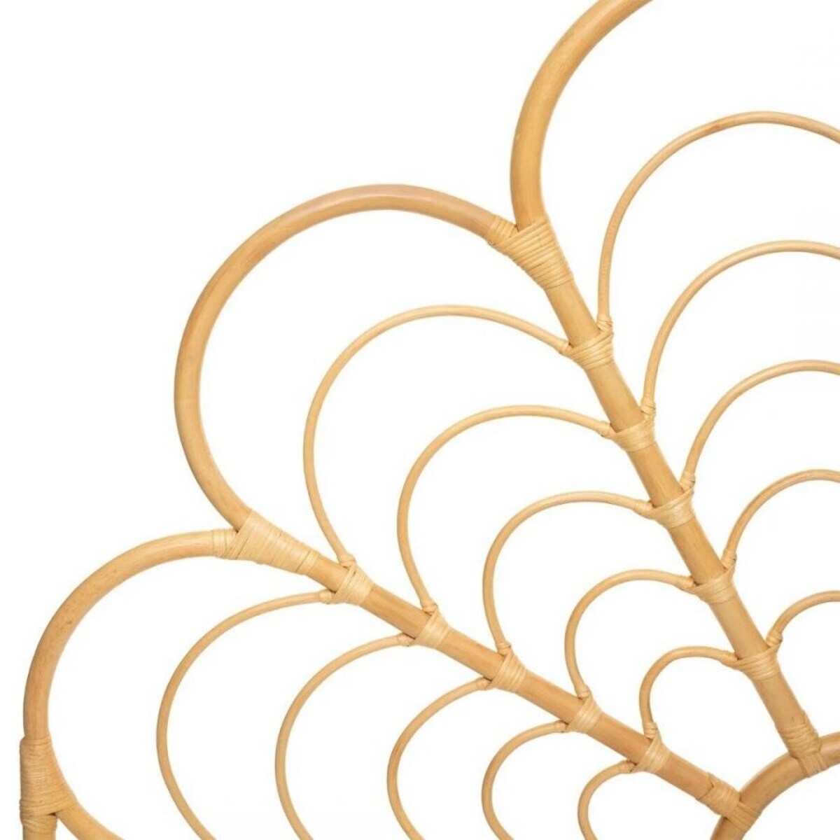 Wezgłowie zagłówek do łóżka rattan Paw